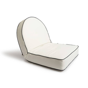 The Reclining Pillow Lounger - Rivie White