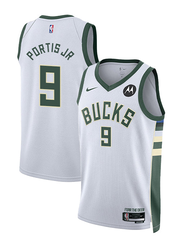 Nike 2022 Association Edition Bobby Portis Milwaukee Bucks Swingman Jersey
