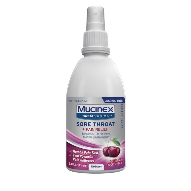 InstaSoothe™ Sore Throat + Pain Relief Spray