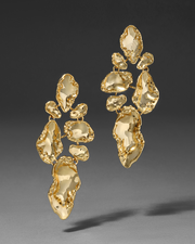 Brut Gold Mosaic Earring