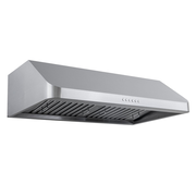 Under-Cabinet Range Hood, Convertible to Ductless, High Performance, Stainless Steel Finish | Proline PLJW 121