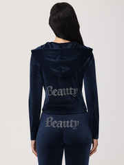 Bling Velour Hoodie