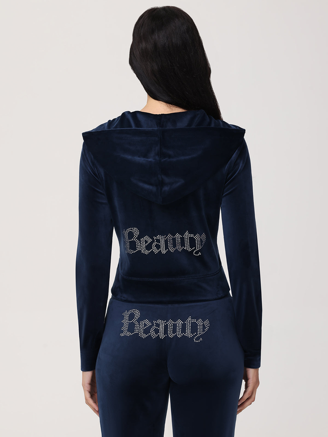 Bling Velour Hoodie