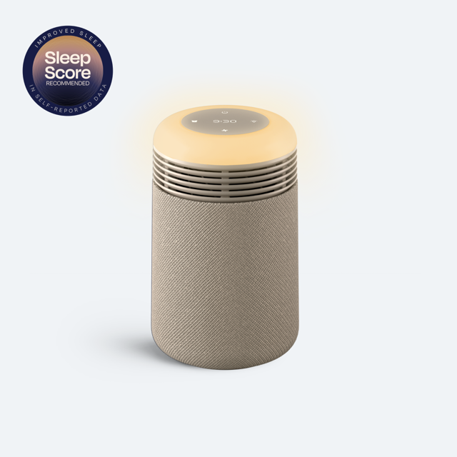 Mini Restful™ Sunrise Clock Air Purifier in Coastal Beige
