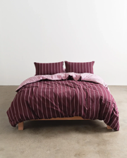 Duvet Cover - Mulberry / Aster