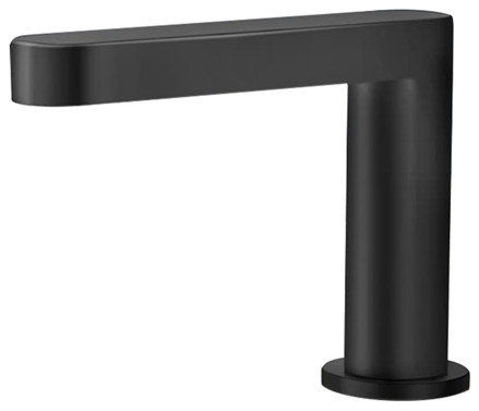 Fontana Commercial Matte Black Deck Mount Showers Automatic Sensor Faucet