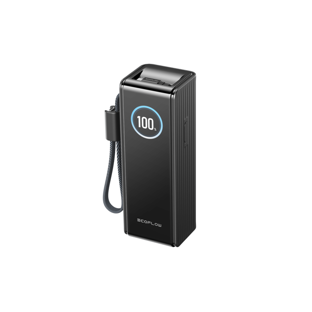 EcoFlow RAPID Power Bank (25,000mAh, 170W, 100W Built-In and Retractable Cables)