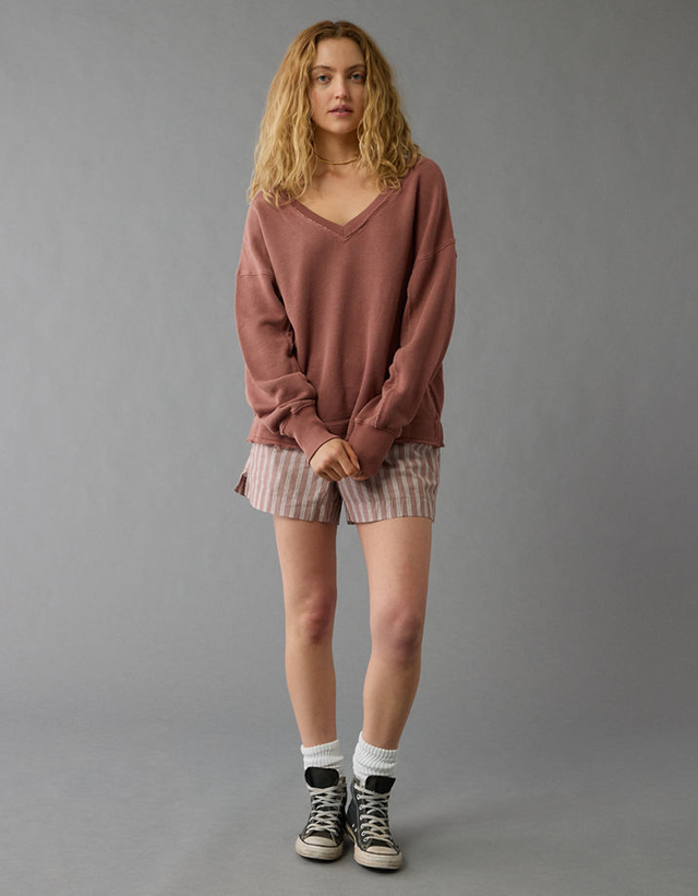 AE Saltwash Double V-Neck Sweatshirt
