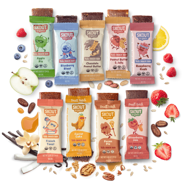 Skout Organic Small Batch Kids Bar Variety Pack - 36 Pack