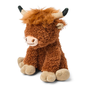 Wainwright's Christmas Highland Harry Cow Soft Squeaky Dog Toy