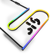 Y40 - ATX PC Cases with PCIe 4.0 Riser - Pitch Black