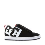 Mens DC Court Graffik Skate Shoe - Black / White / Red