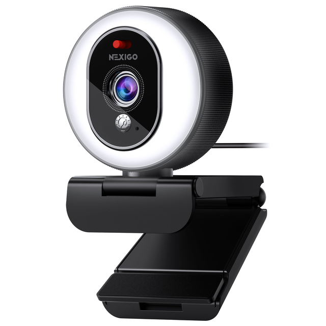 NexiGo N680E Webcam with Privacy Cover