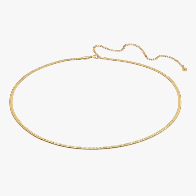 Herringbone Waist Chain in Gold