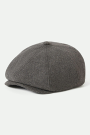 Brood Flannel Snap Cap - Dark Heather Grey/Washed Navy