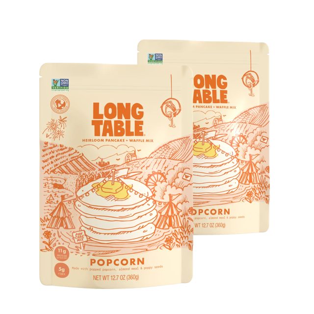 Popcorn Pancake and Waffle Mix | 2 Pack