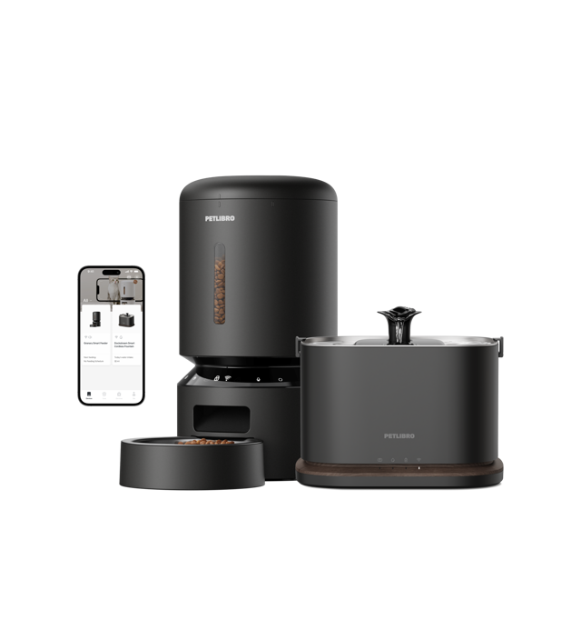 Granary Smart Feeder & Dockstream 2 Smart Fountain