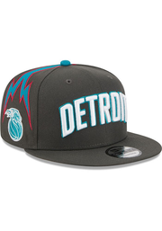 New Era Detroit Pistons Grey 2025 City Edition 9FIFTY Mens Snapback Hat