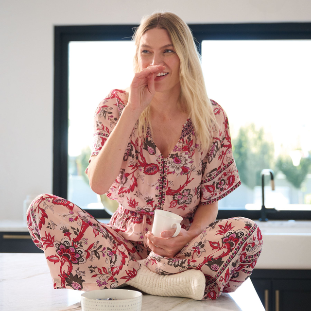 Blossom And Beauty Pajama Top