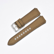 Cordura Khaki Brown Watch Strap for Casio AE1200WH World Time Watch