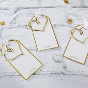 Gold Heart Escort Cards (set of 12)