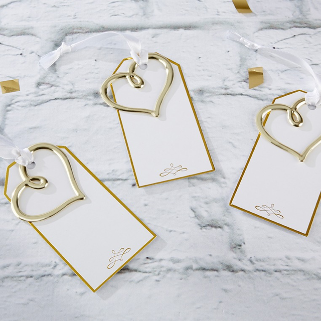 Gold Heart Escort Cards (set of 12)