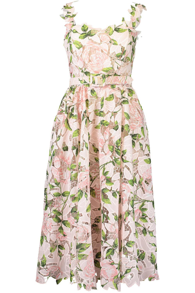 Sleeveless Garden Rose Dress