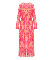 Essentiel Antwerp Hardware Pink Floral Long Dress