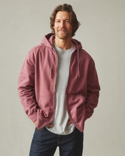 Men's Relaxed Classic Full Zip - Wild Ginger