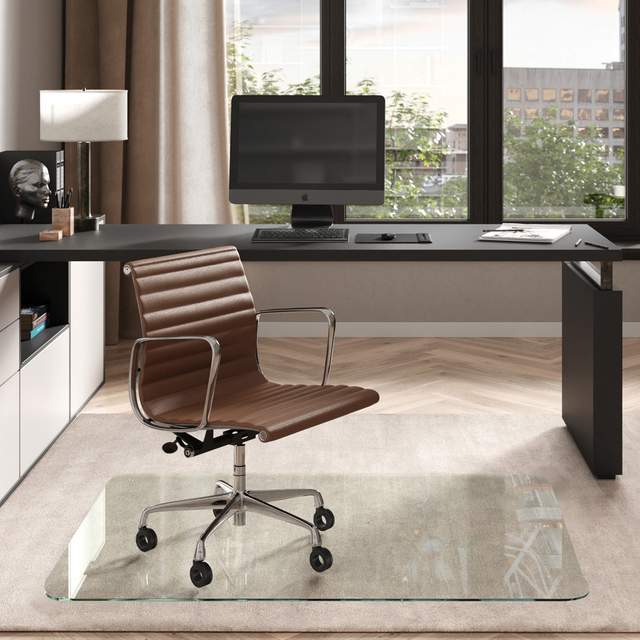 46" x 60" - Rectangle Glass Chair Mat
