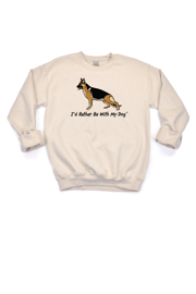 German Shepherd Crewneck Sweatshirt (Unisex)
