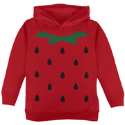 Halloween Strawberry Costume Red Toddler Hoodie