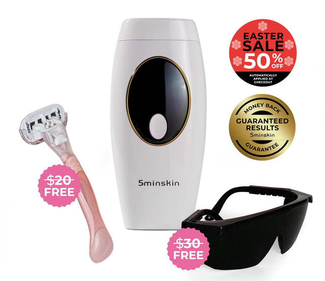 5MINSKIN AT-HOME LASER HAIR REMOVAL HANDSET