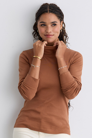 Women's Luxe 100% Organic Cotton Turtleneck