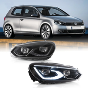 08-14 Volkswagen Golf Mk6 Vland LED Dual Beam Projector HeadLights