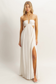 Nyra Maxi Dress in Vanilla