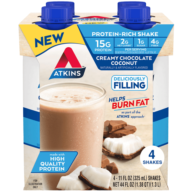 Creamy Chocolate Coconut Protein Shake