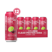 Clear Protein Soda: Cherry Lime (12 Pack)