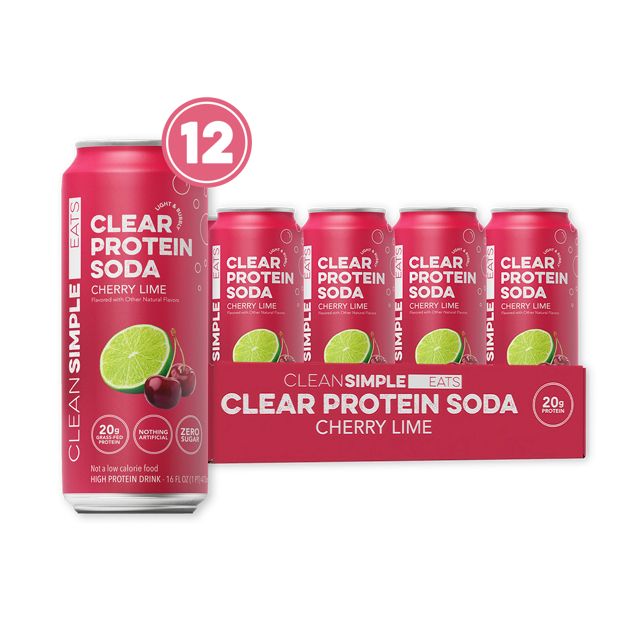 Clear Protein Soda: Cherry Lime (12 Pack)