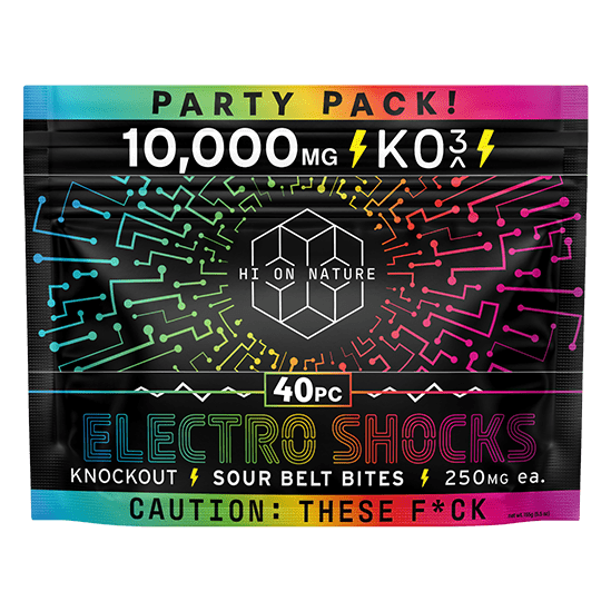 10,000mg KNOCKOUT ELECTRO SHOCKS - PARTY PACK