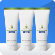 CBDPure Muscle & Joint Cream (3 Tubes)