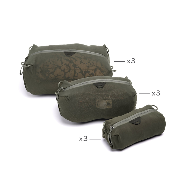 Ultralight Packing Cube | Sage | Mesh | 6-Pack