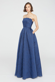 Mariana Fan Fold Bodice Gown