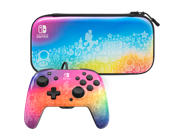 PDP Rematch™ Wired Controller & Travel Case Bundle: Star Spectrum - Nintendo Switch™