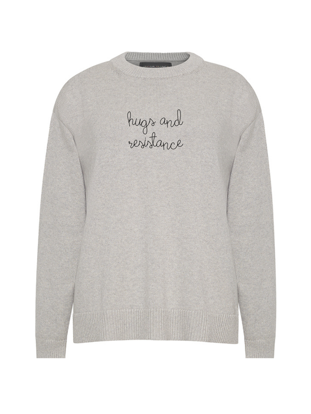 "hugs and resistance" Maxine Sweater