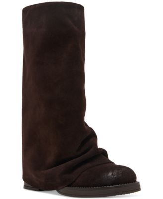 Benton Mid-Shaft Foldover Cuffed Moto Boots