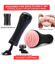 Spider Hands Free Wall Mounted Silicon Masturbator & Flashlight  Slicon pussy Sex toy for men washable realistic sex toy  Low price -Bluemoon