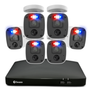 Home 6 Camera 8 Channel 4K Ultra HD DVR 2TB HDD Security System with Mic