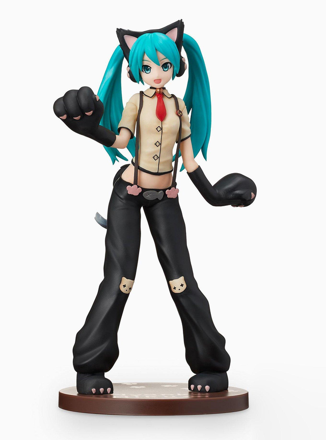 Sega Vocaloid Hatsune Miku Project DIVA Arcade Future Tone Super Premium Hatsune Miku (Kitty Cat) Figure