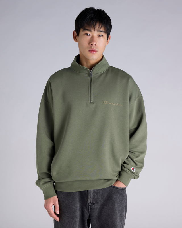 Tonal Quarter Zip Crew
